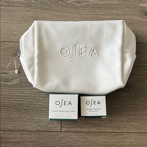 NWT Osea Body Butter and Body Polish with Cosmetic Pouch